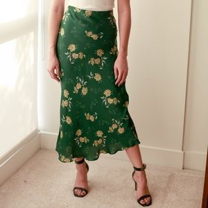 Floral Midi Skirt
